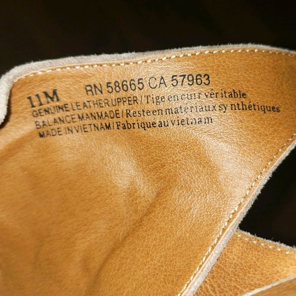 Susina NEW Womens 11 Leather Open Toe Heel Tan Taupe Sandals - Picture 3 of 7